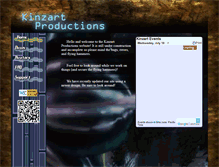 Tablet Screenshot of kinzart.com